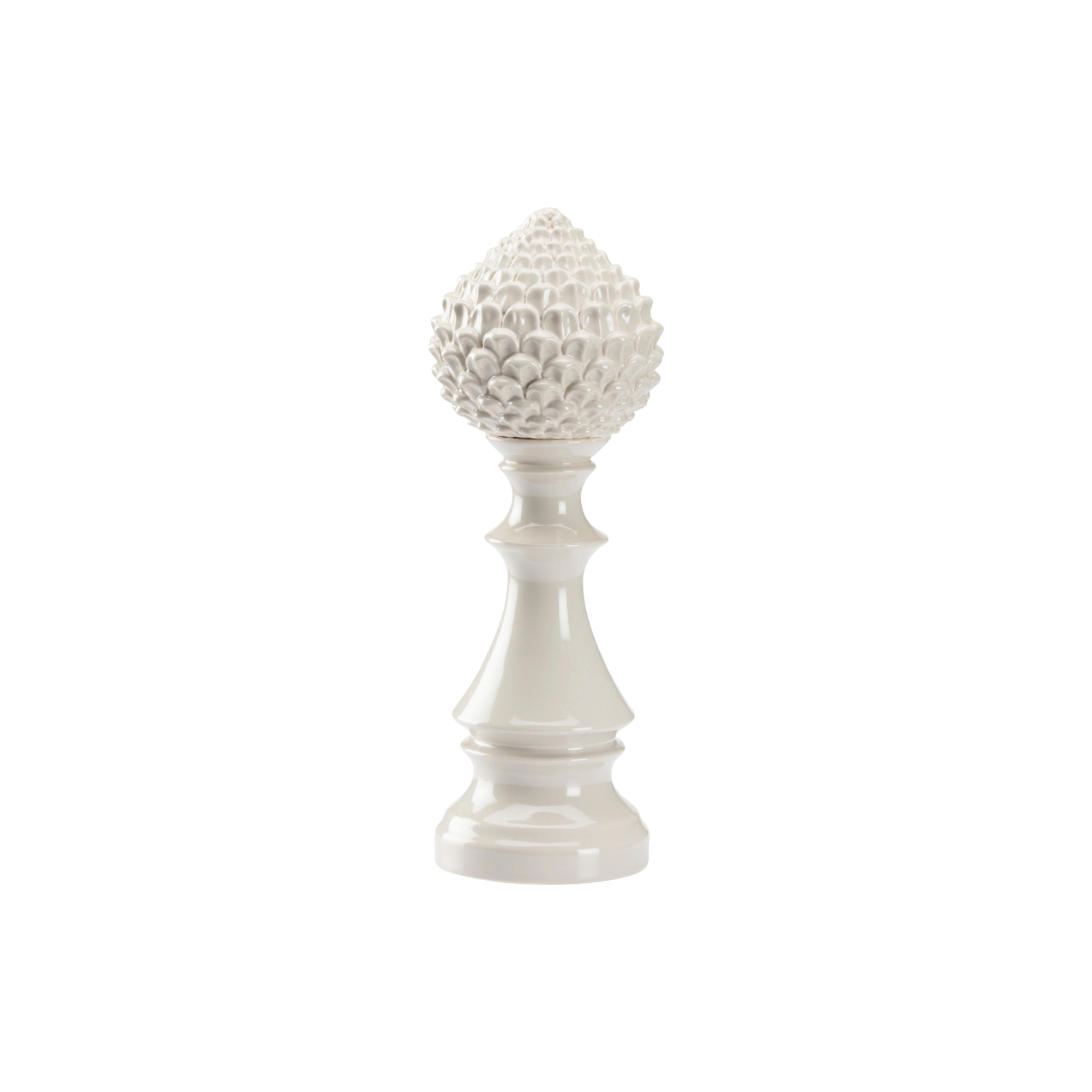 Artichoke Finial in Gray (Large)