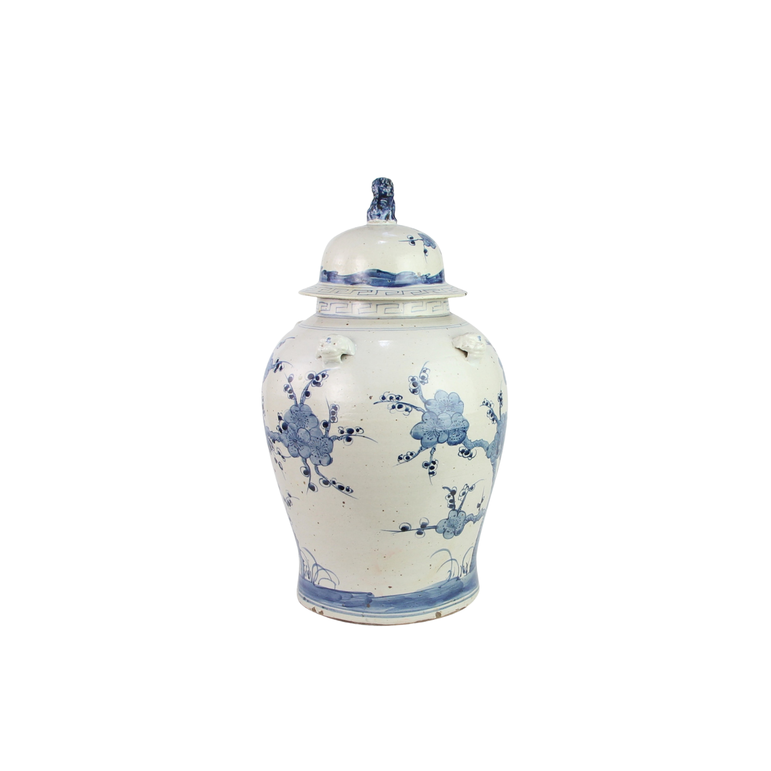 Vintage Temple Jar Plum Blossom