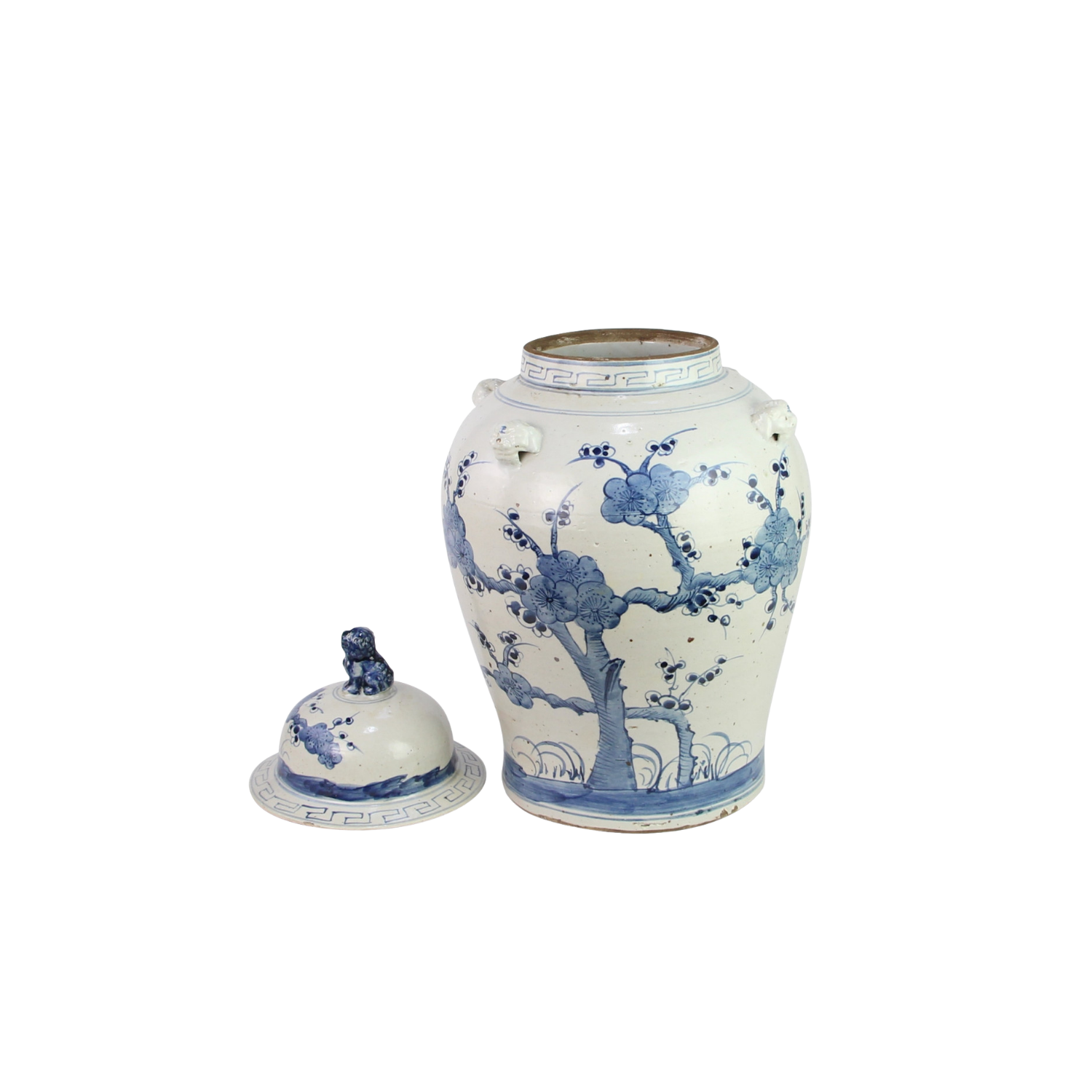Vintage Temple Jar Plum Blossom