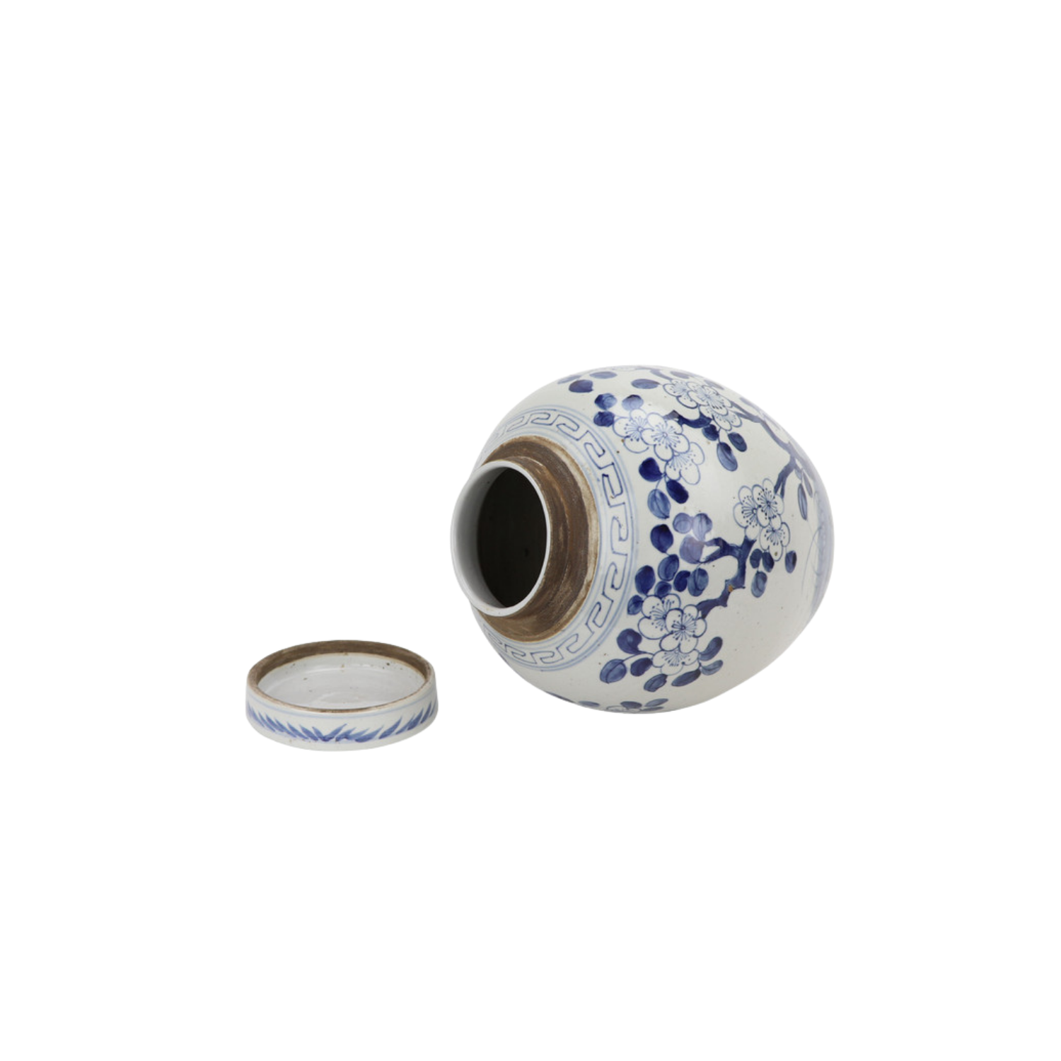 Blue & White Vintage Ming Jar Plum Blossom
