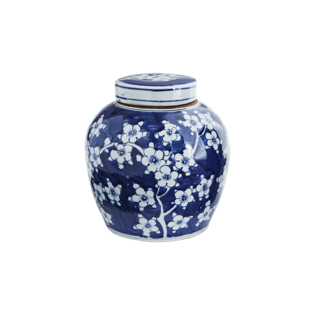Blue and White Ming Jar Plum Blossom