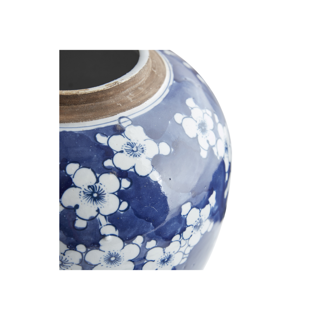 Blue and White Ming Jar Plum Blossom