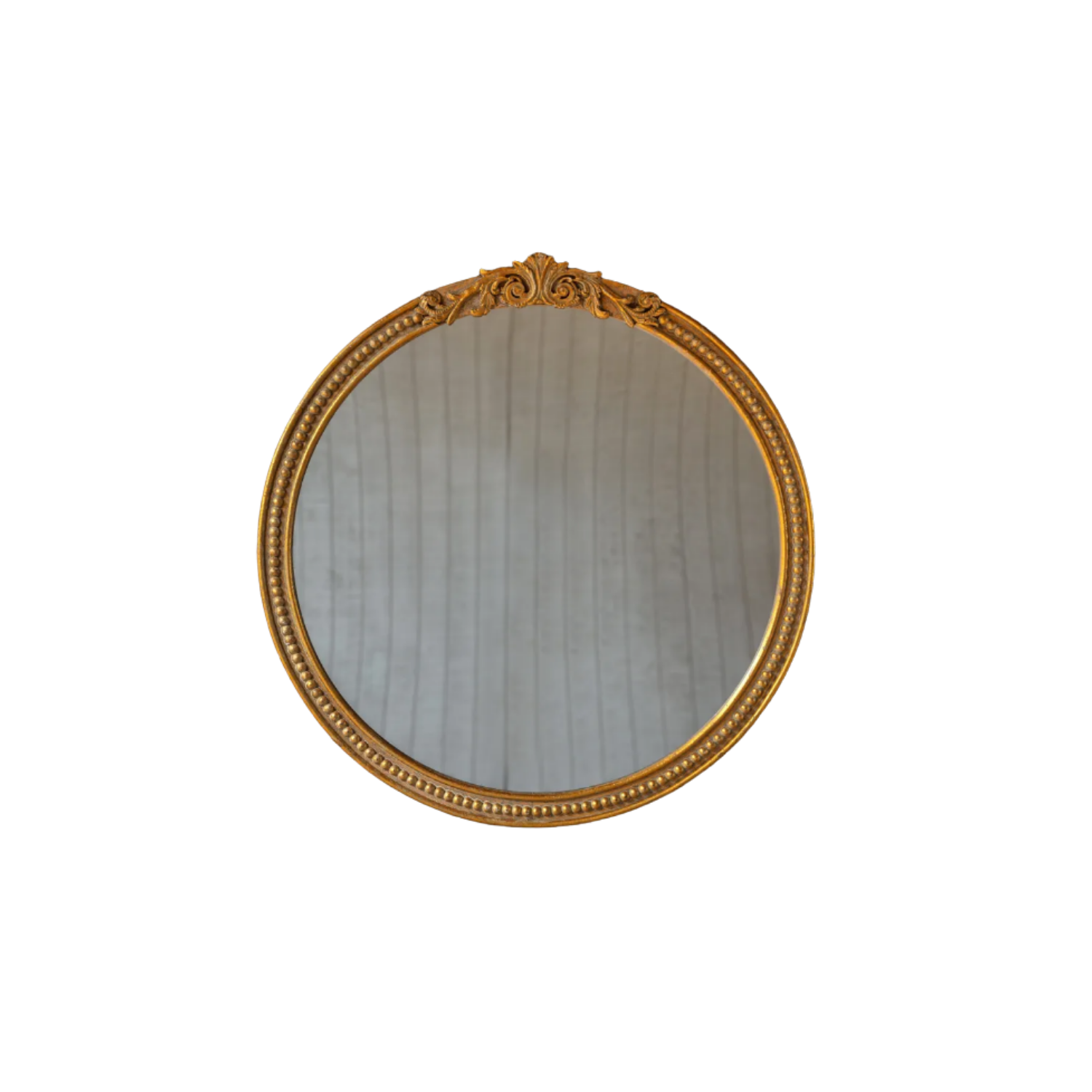 Barrie Gold Round Mirror