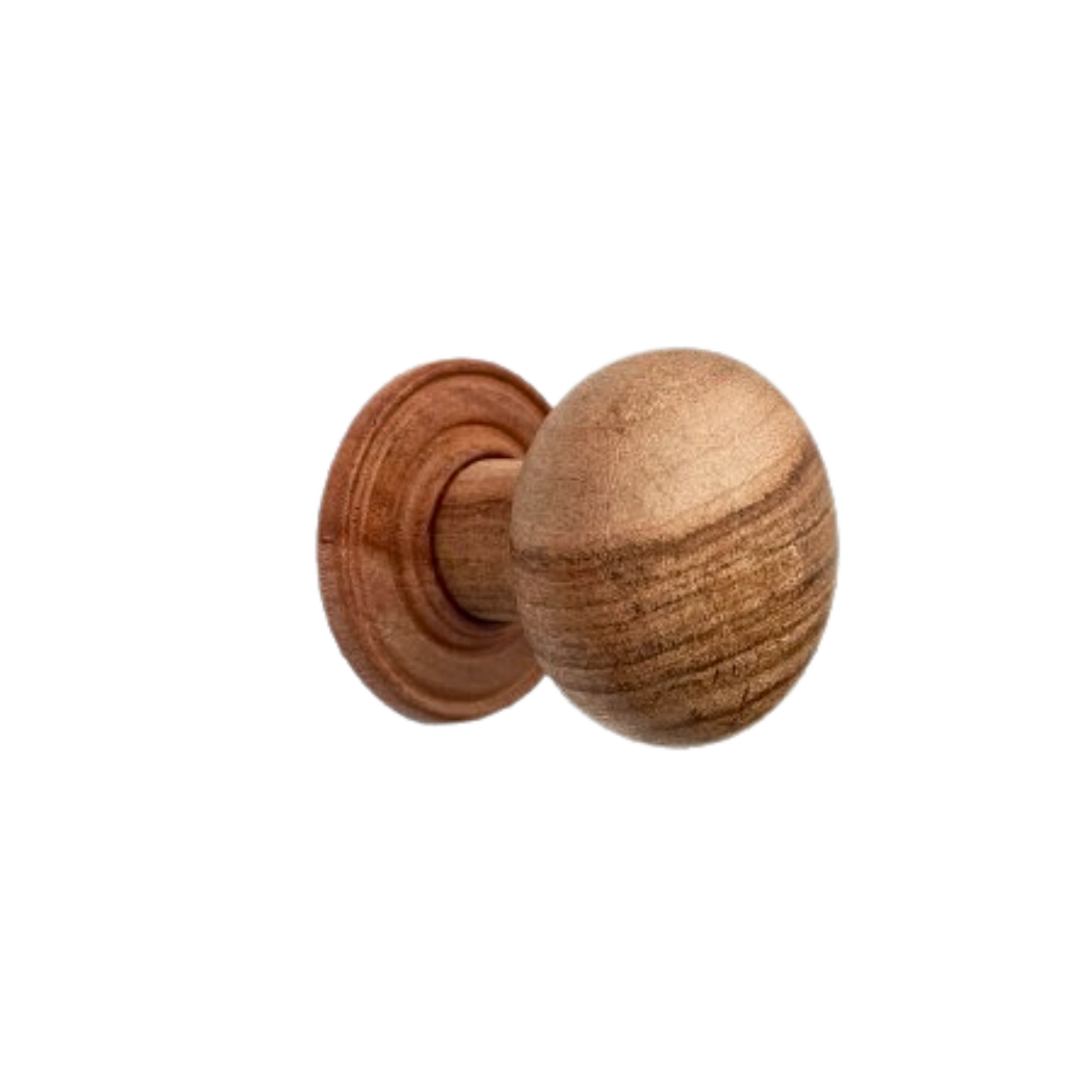 Bun Cupboard Knob 32mm Teak Wood