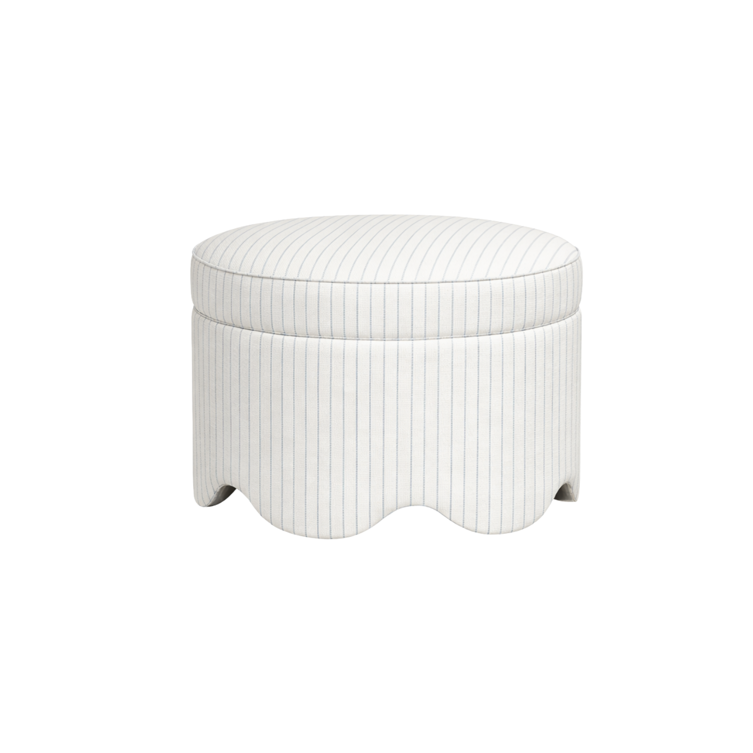 Suzie Scalloped Ottoman Study Linen