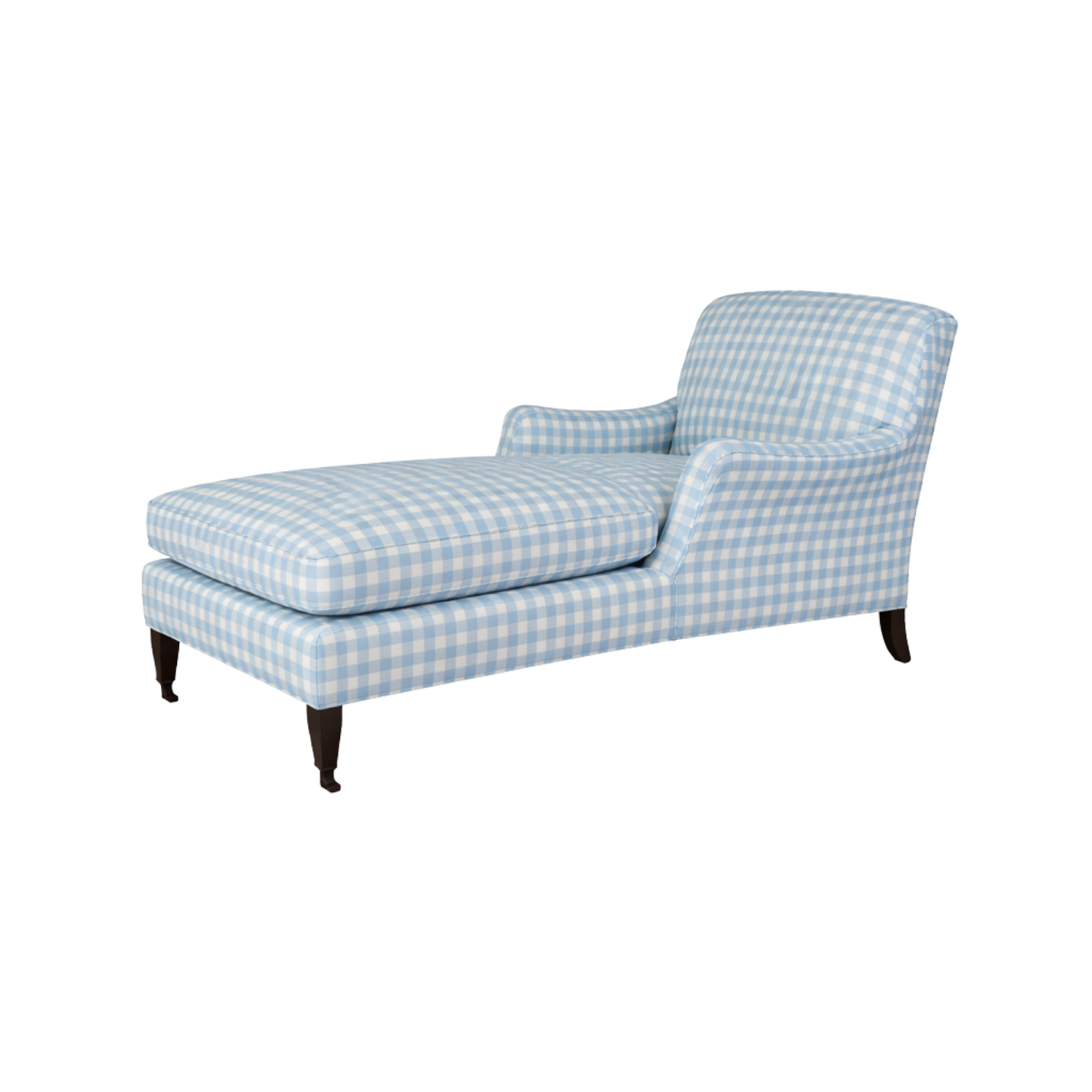 Dorset Chaise Blue Gingham