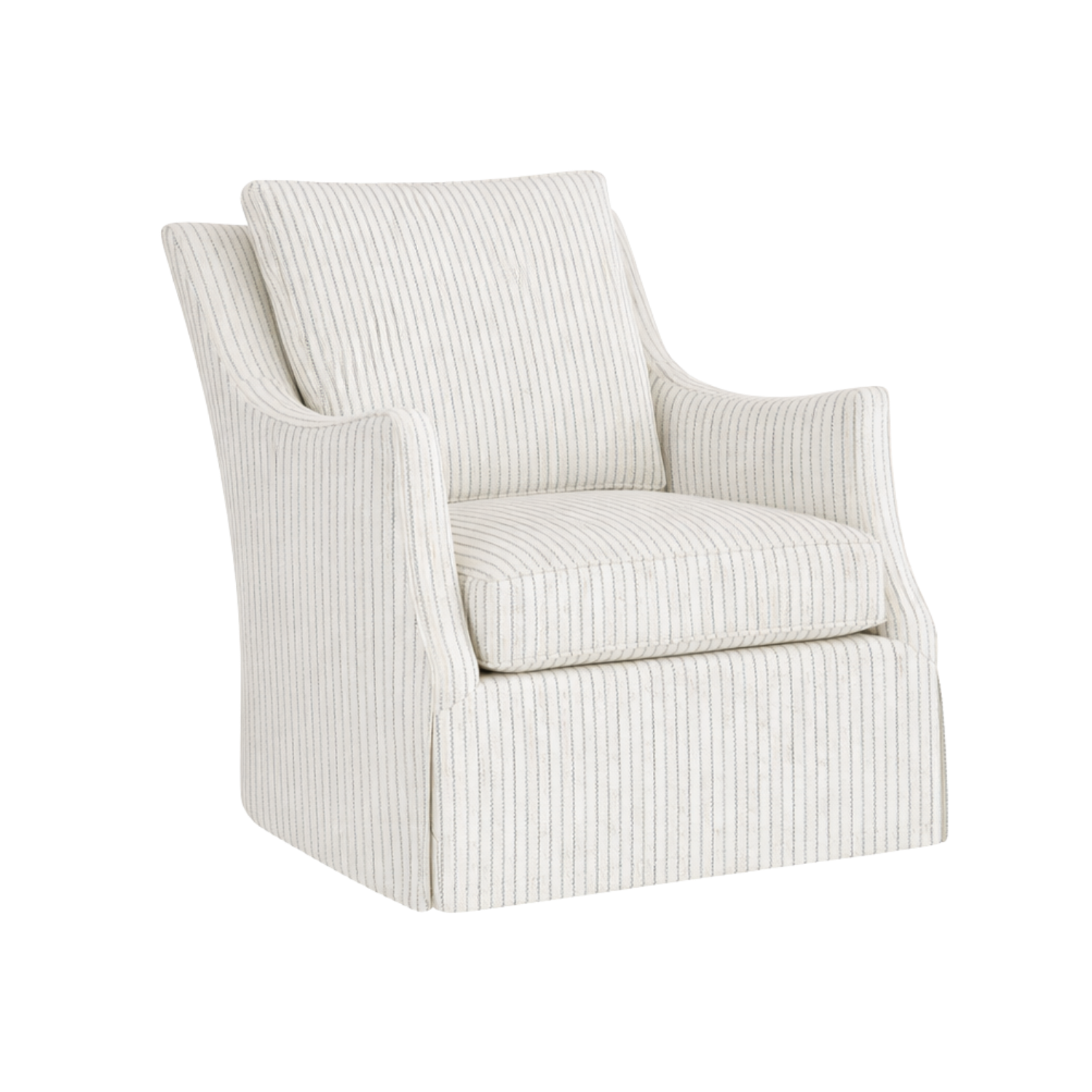 Sullivan Skirted Chair Study Linen