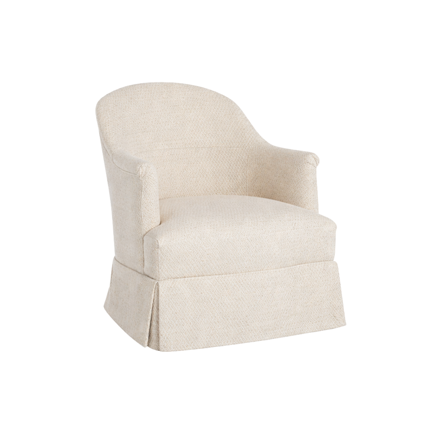 Romain Skirted Chair Desert Stone