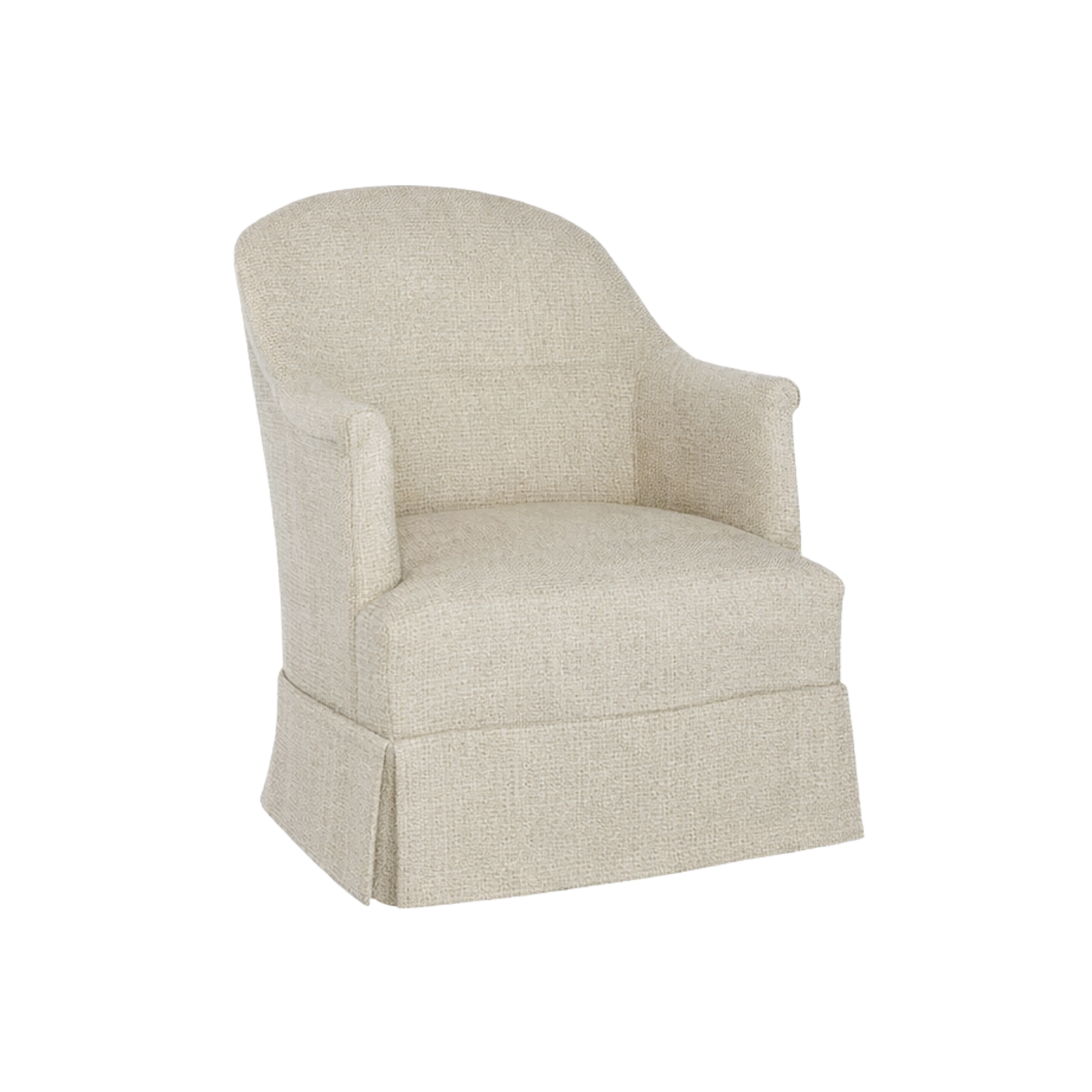 Romain Skirted Chair Meadow Husk