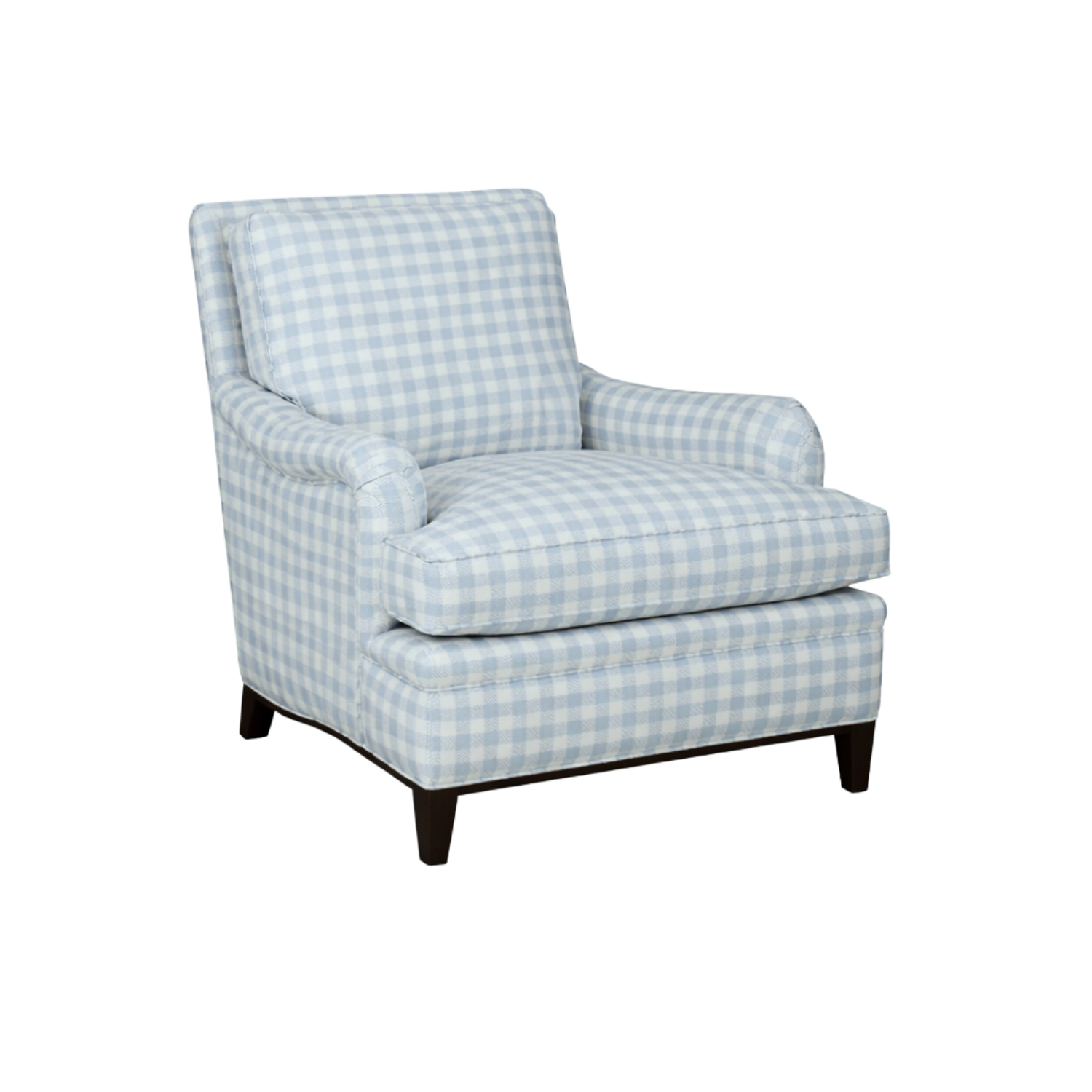 Como Chair Blue Gingham