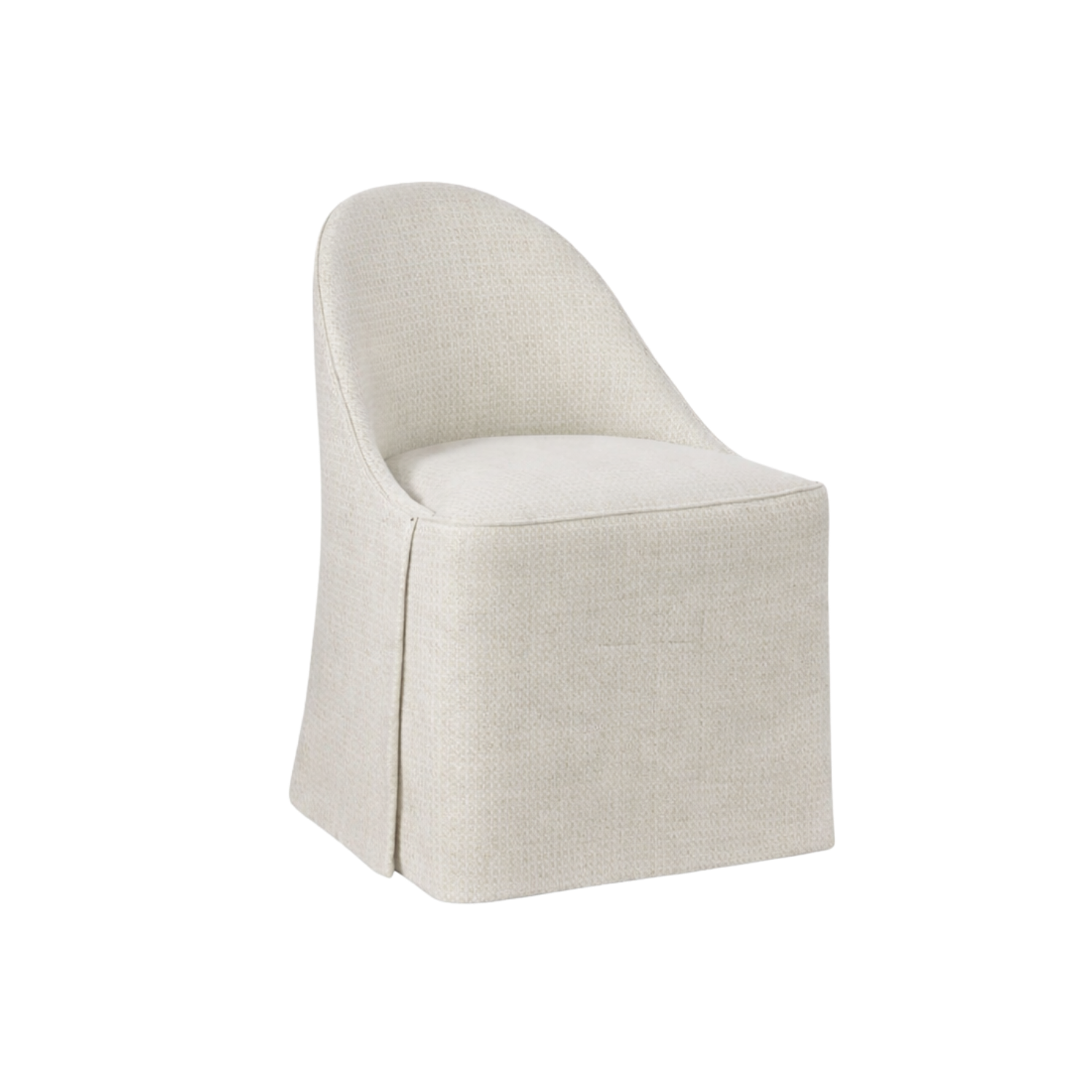 Yardley Skirted Dining Chair Warm Porcelain