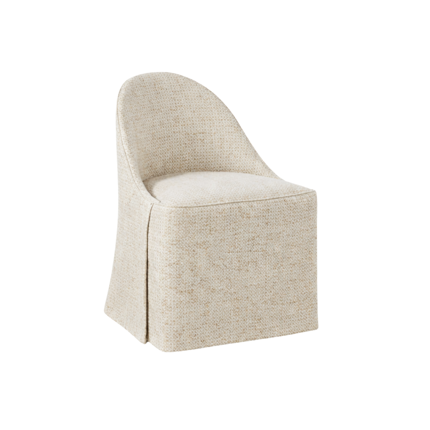 Yardley Skirted Dining Chair Desert Stone