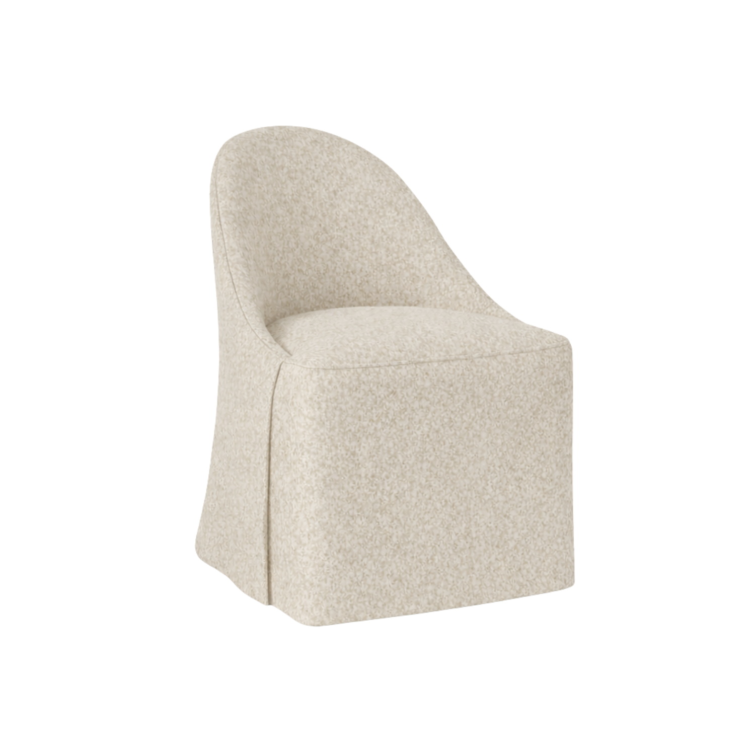 Yardley Skirted Dining Chair Soft Fawn