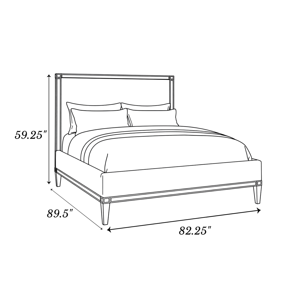 Barlow King Carved Bed