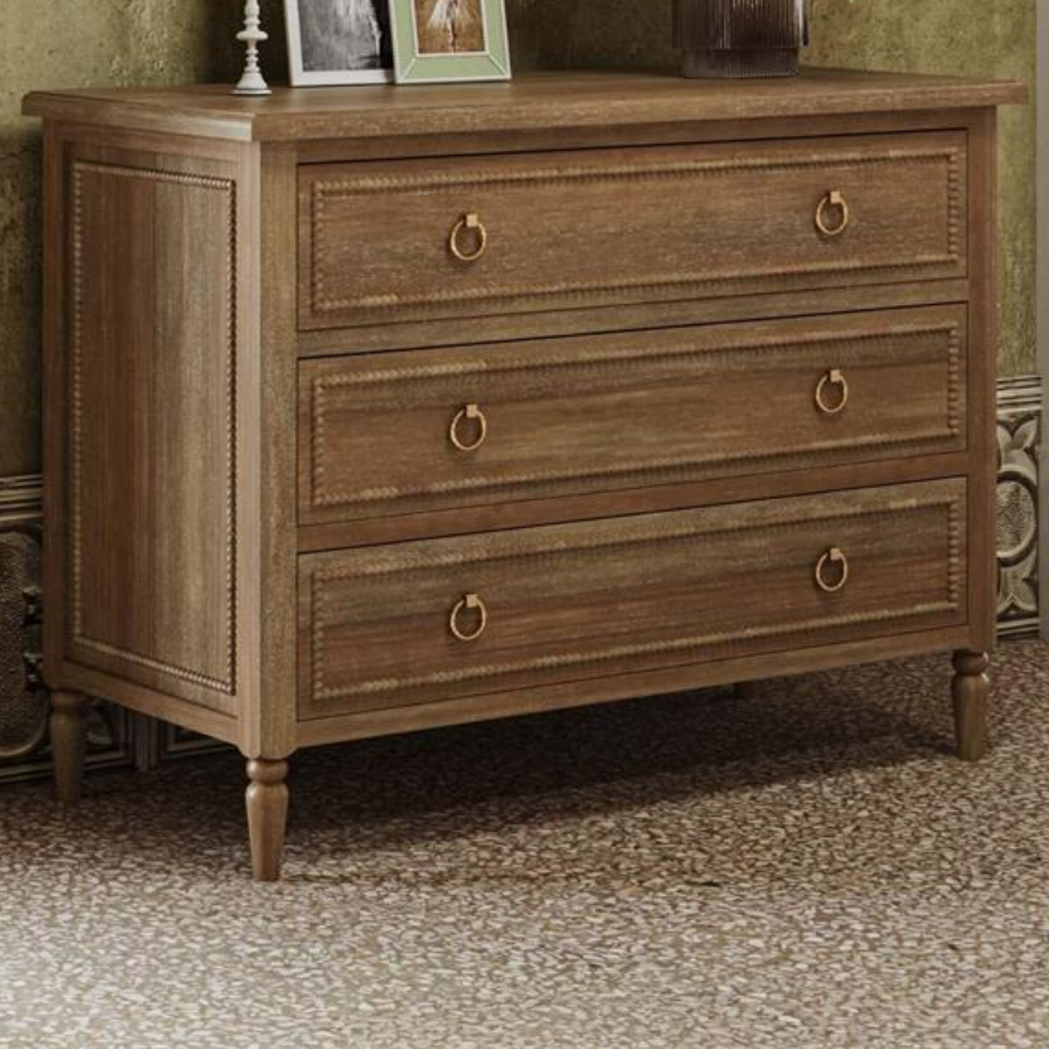 Whitby Three Drawer Dresser