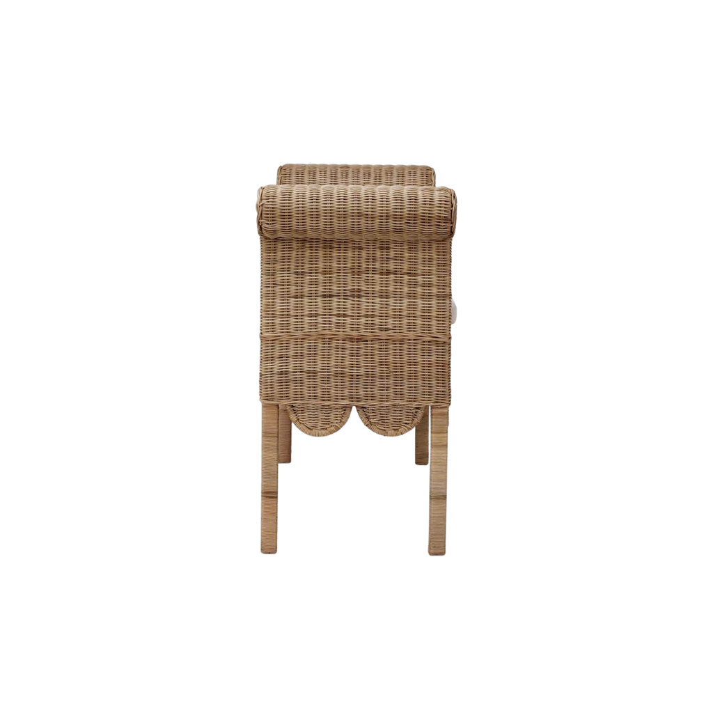 Corliss Scalloped Bench
