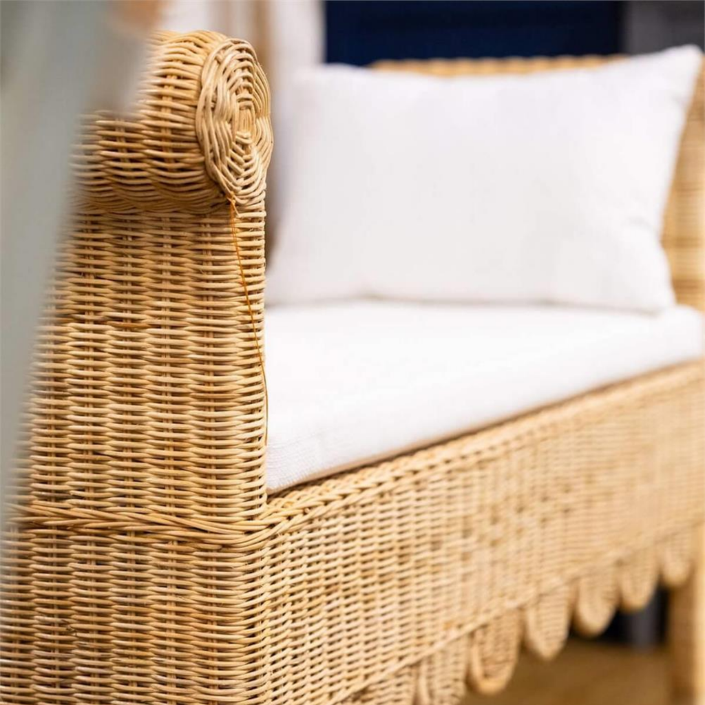 Corliss Scalloped Bench