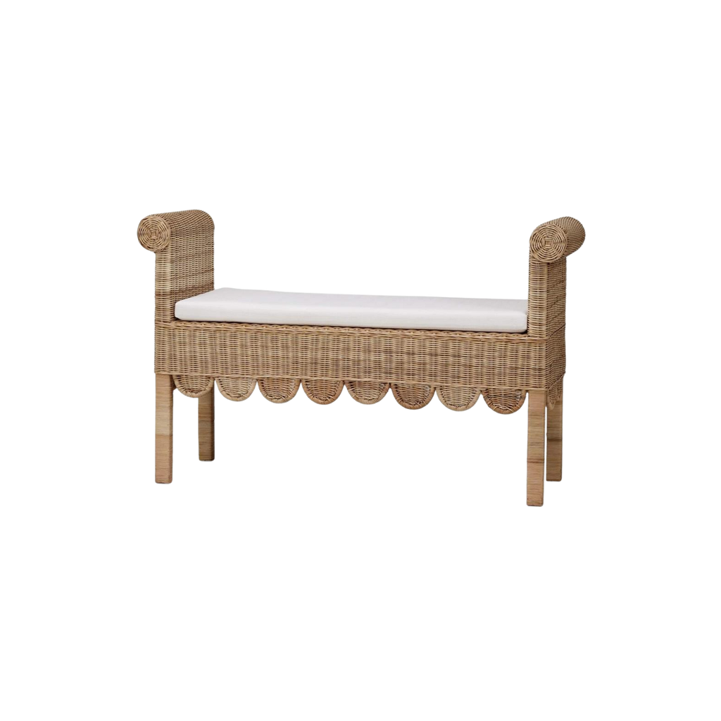 Corliss Scalloped Bench