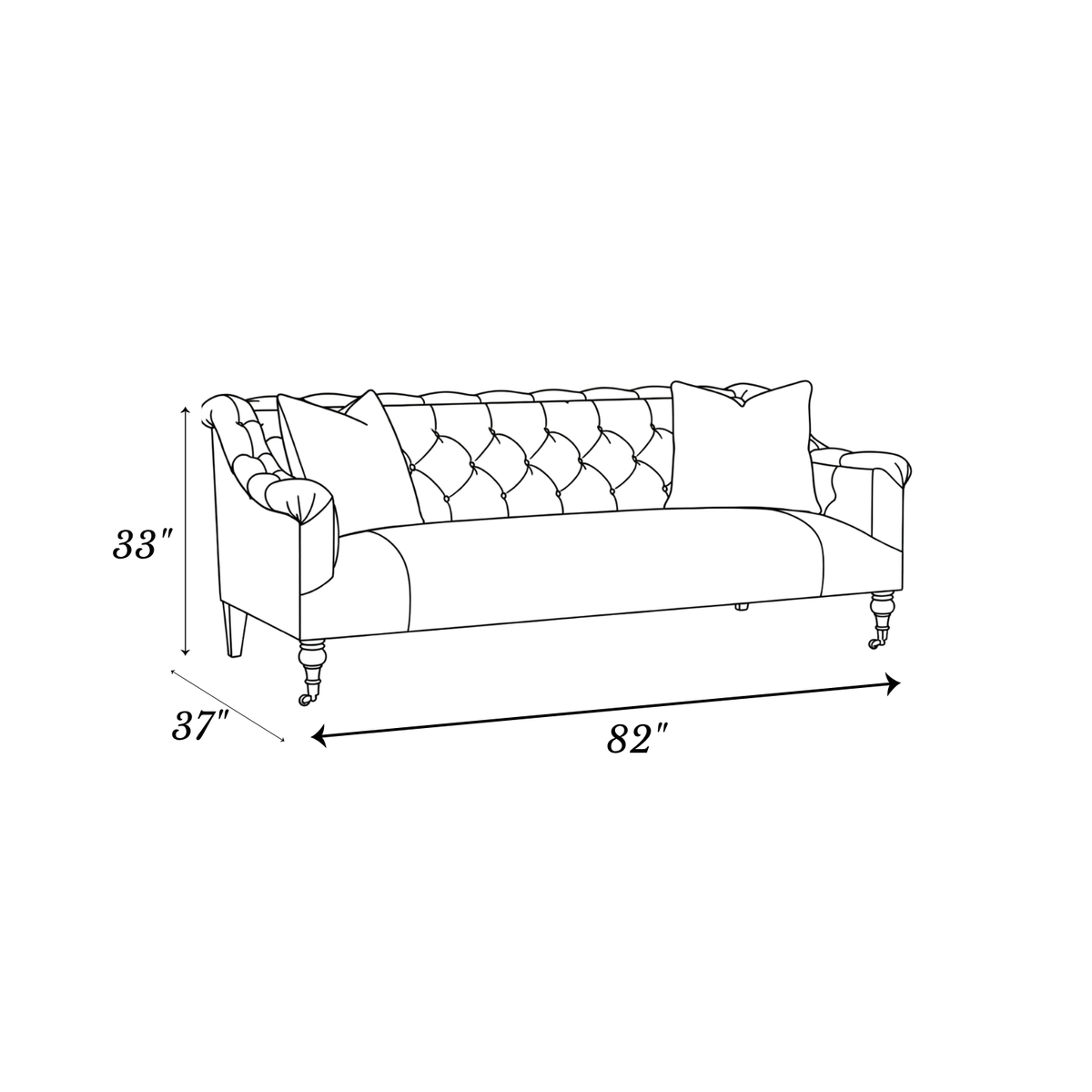 Avalon Tufted Sofa