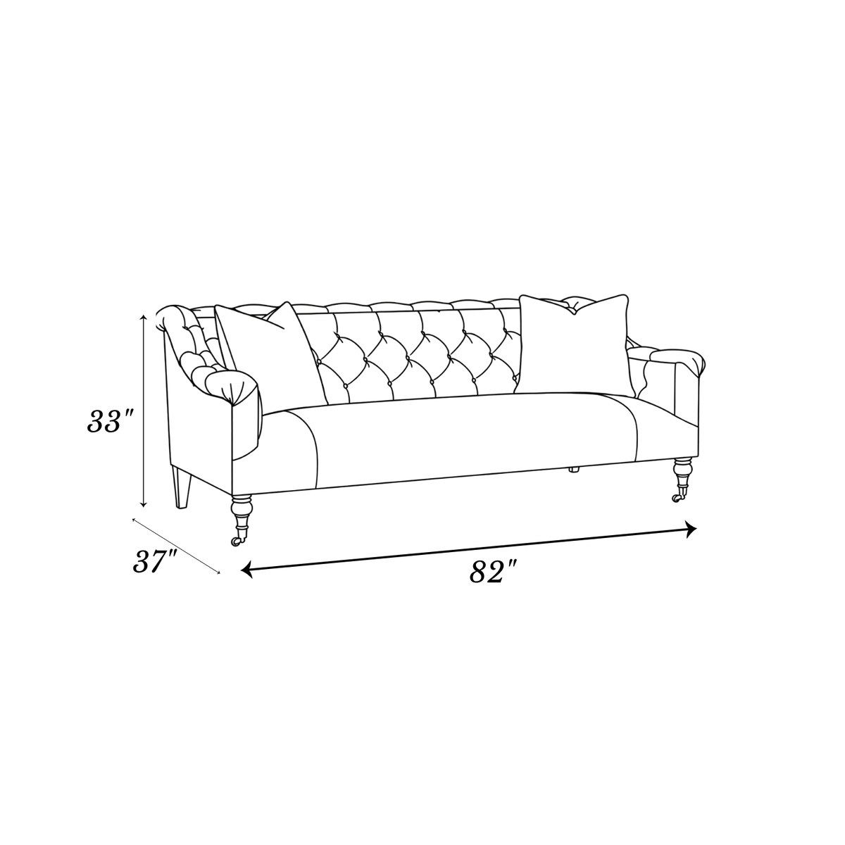 Avalon Tufted Sofa