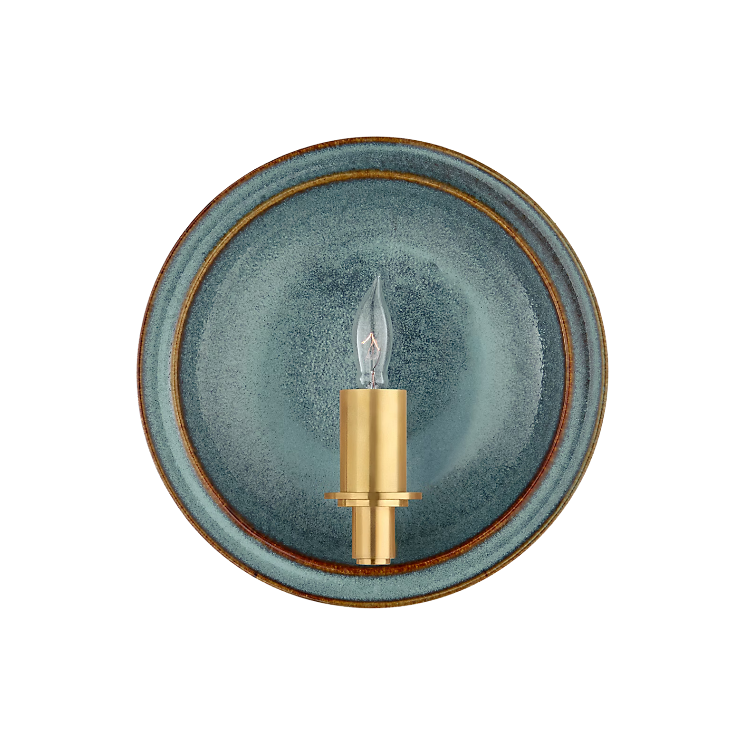 Oslo Blue Small Round Sconce