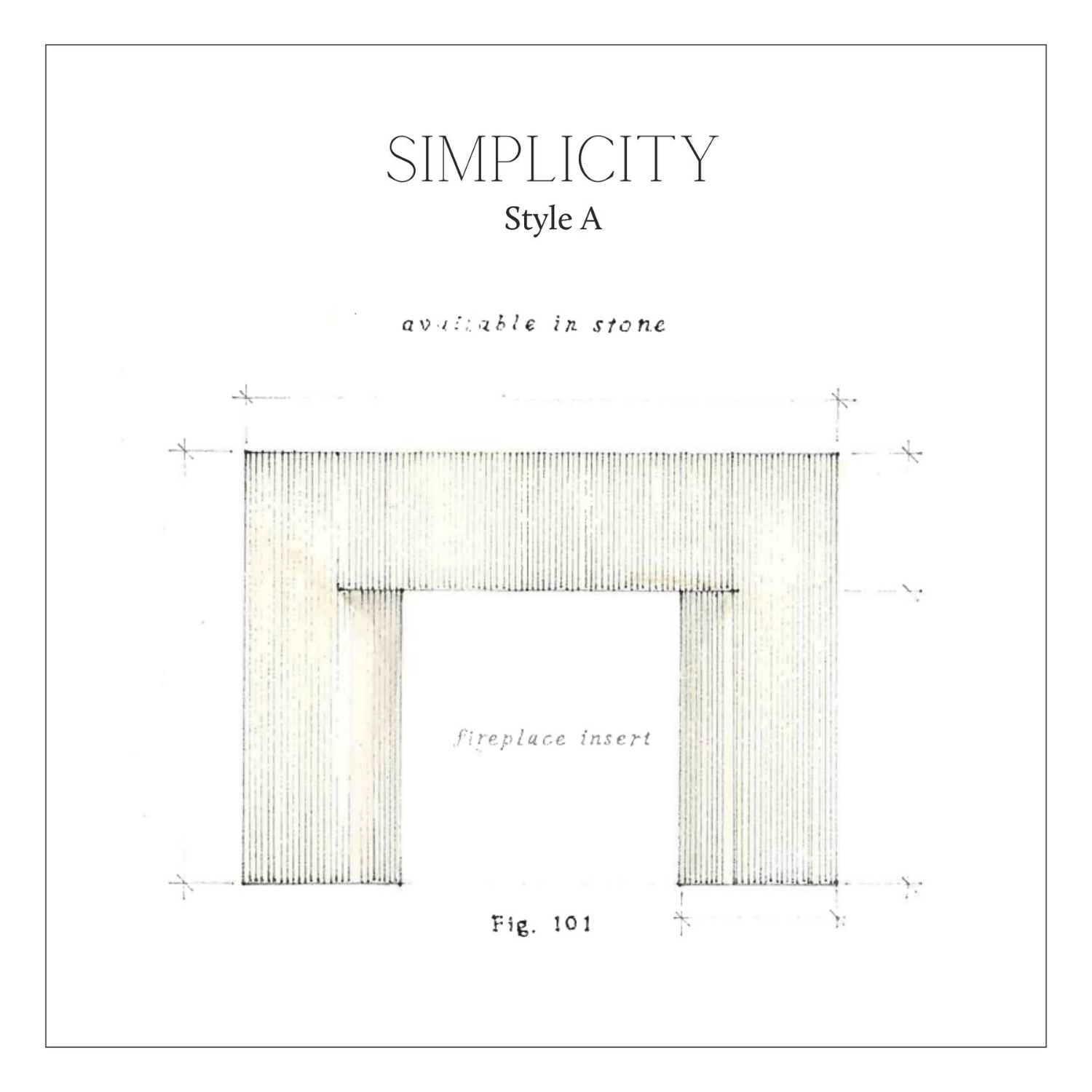 Simplicity Style A Mantel