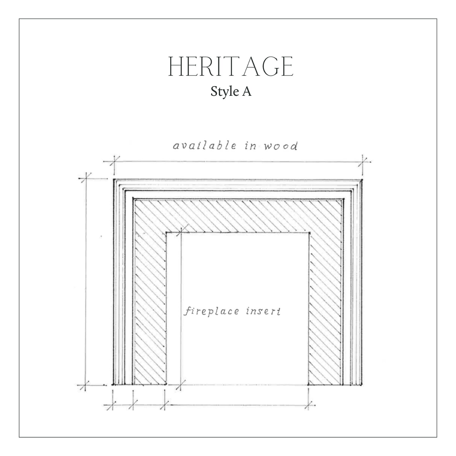 Heritage Style A Mantel