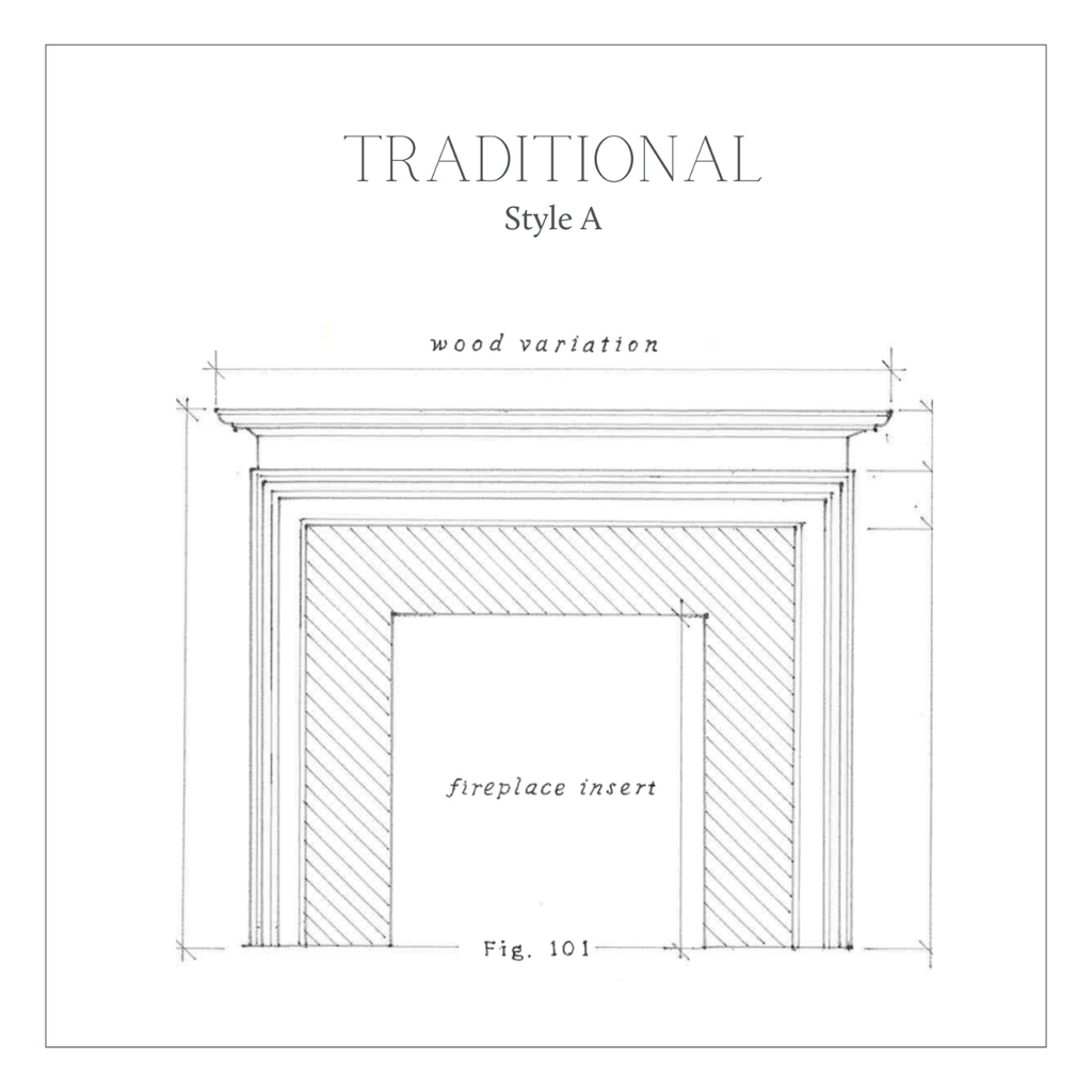 Traditional Style A Mantel