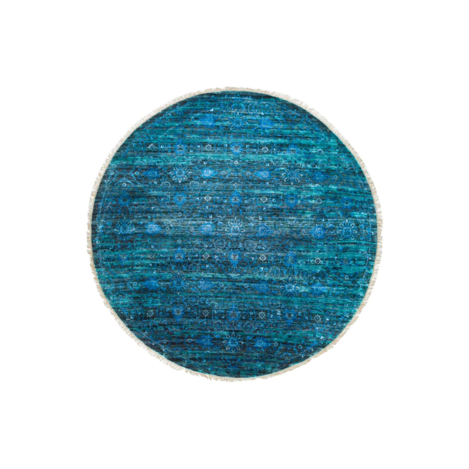 Cobalt Vale Rug 8X8 Round